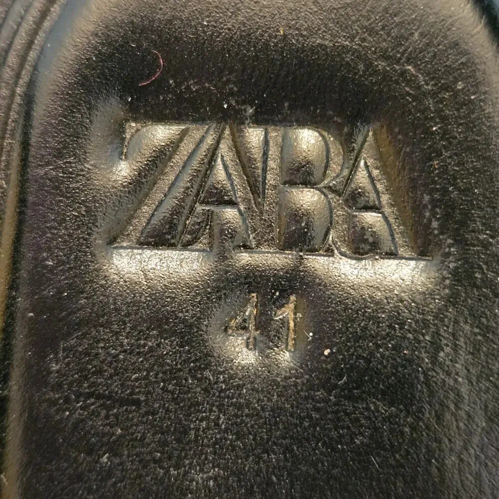 ZARA Black Y2K Strappy Platform Heels EU 41